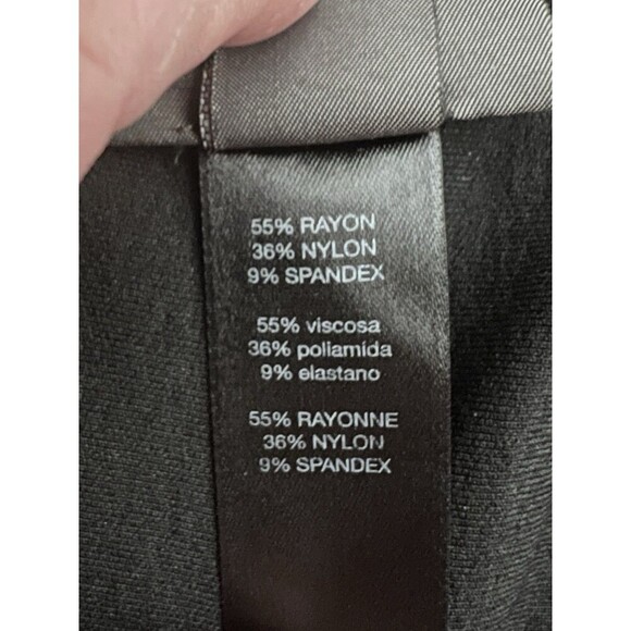 Chicos Travelers Black Pull‎ On Straight Leg Travel  Pants Women Size Medium (1) - Picture 9 of 10